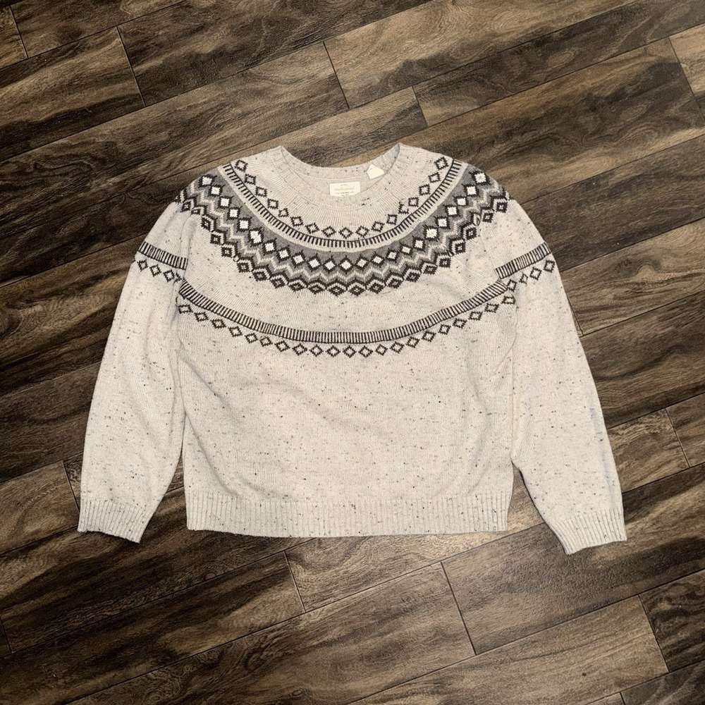 Weatherproof Vintage Fair Isle Crewneck Sweater Long Sleeve Mens XXL Preowned